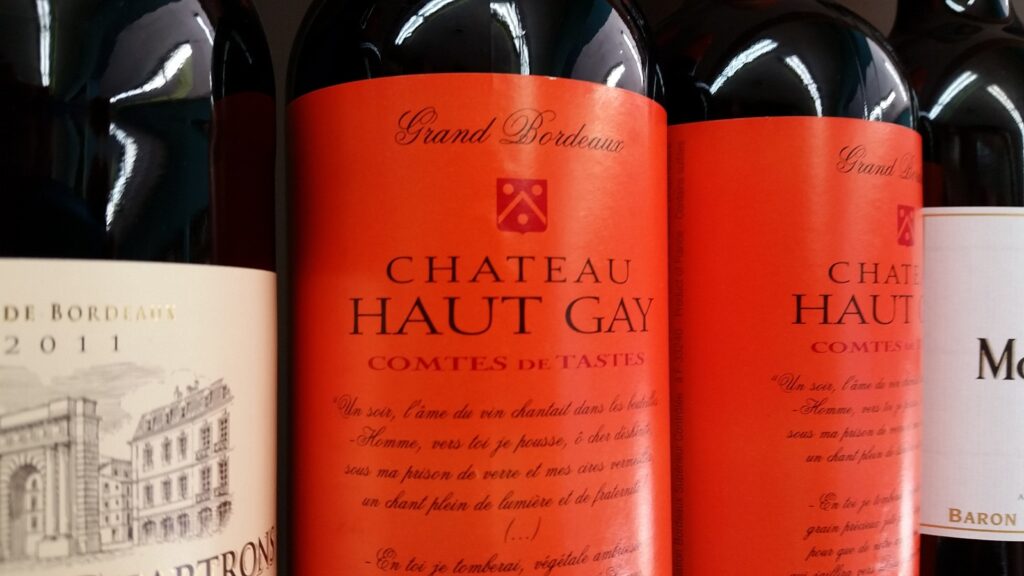 Comtes de Tastes Chateau Haut Gay