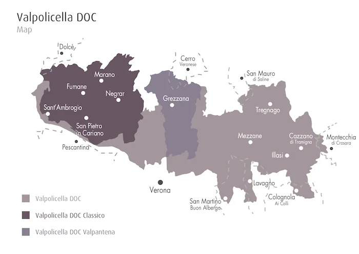 Карта винодельческого региона
