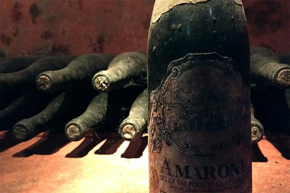 Очень старые бутылки Амароне